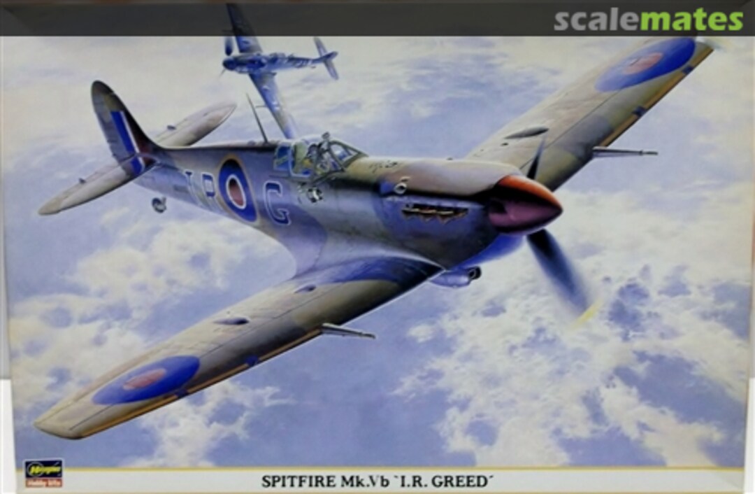 Boxart Spitfire Mk.Vb 'I.R. Greed' 08118 Hasegawa