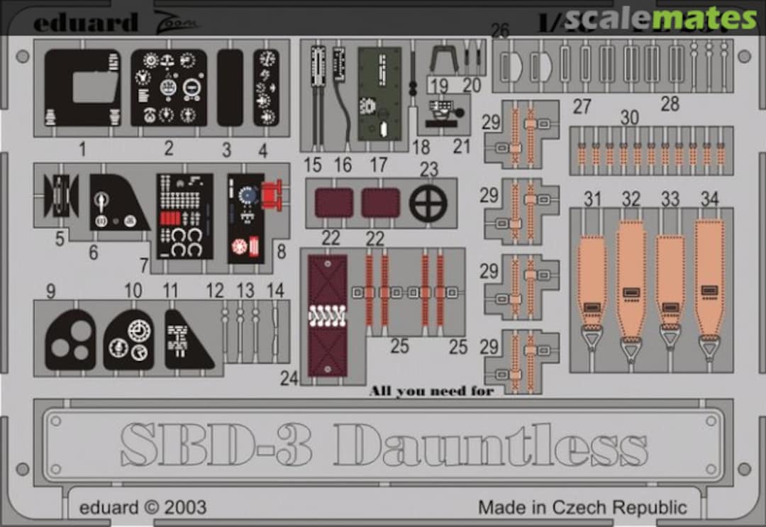 Boxart SBD-3 Dauntless FE237 Eduard
