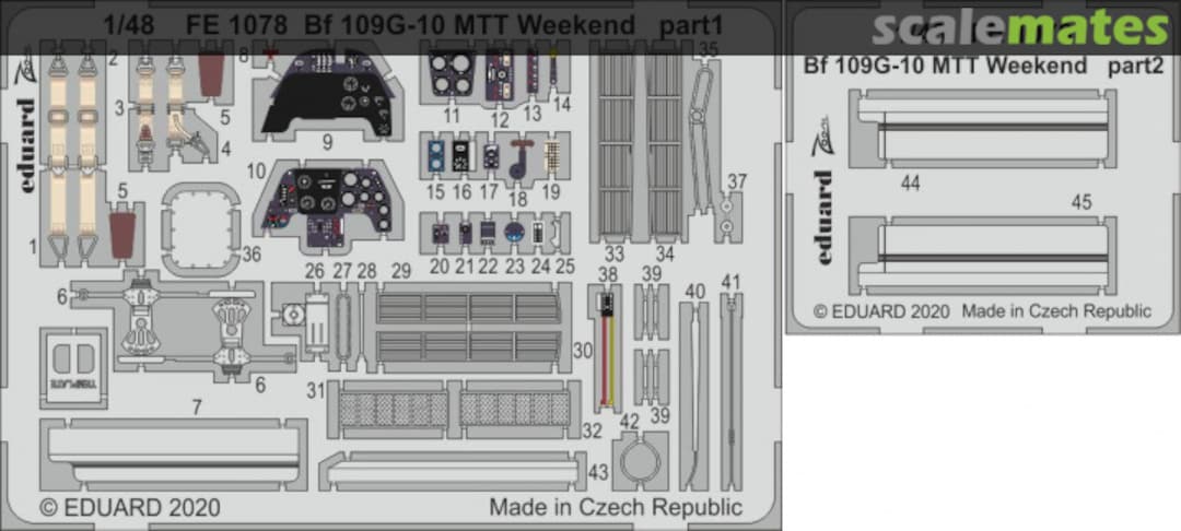 Boxart Bf 109G-10 MTT Weekend EDUARD FE1078 Eduard