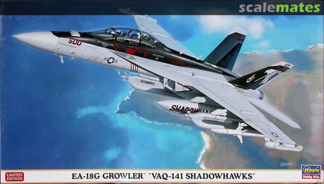 Boxart EA-18G Growler `VAQ-141 Shadowhawks´ 01983 Hasegawa