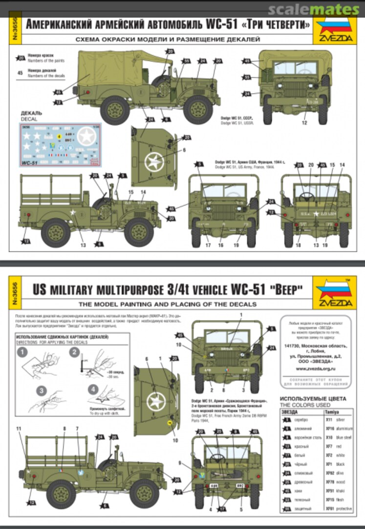 Contents WC-51 "BEEP" 3656 Zvezda