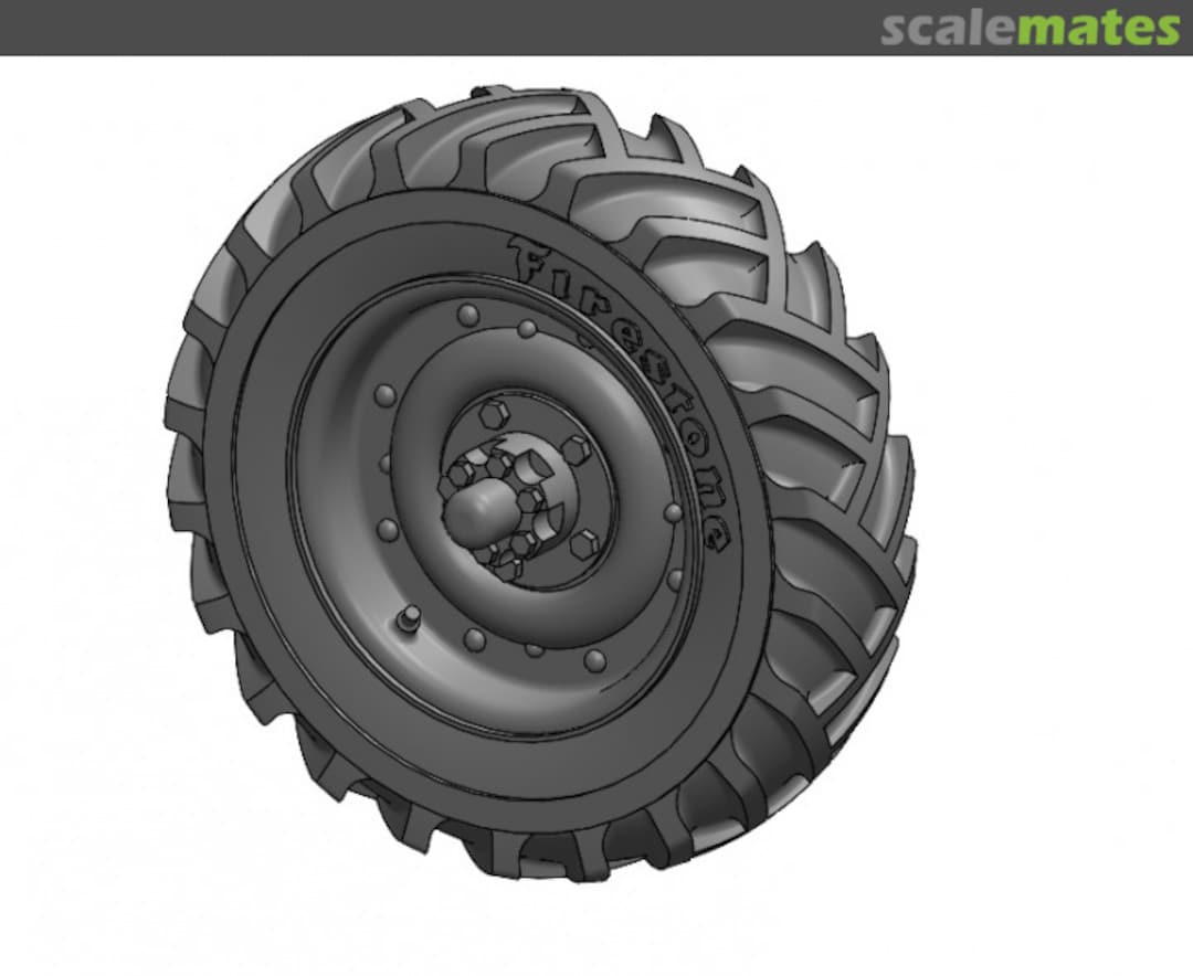 Boxart Jeep Willy's wheel set - Firestone  U3D