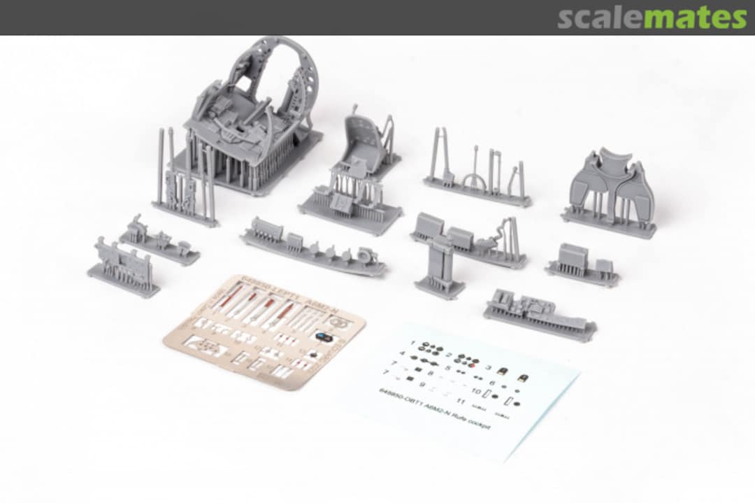Contents A6M2-N Rufe cockpit 648850 Eduard
