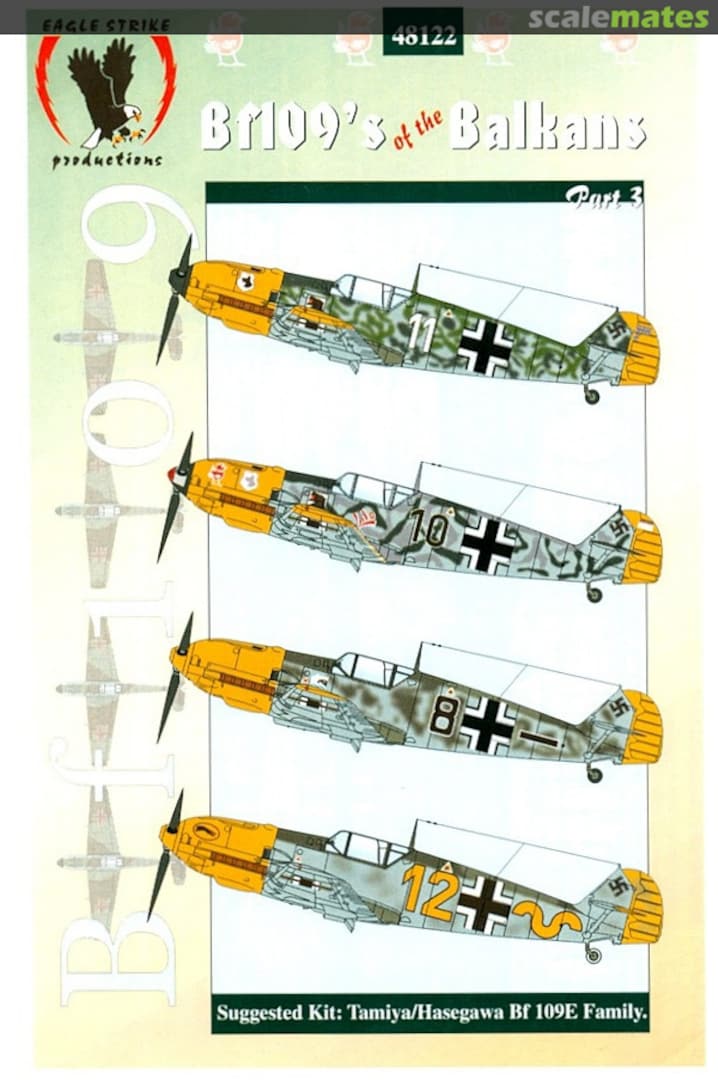 Boxart Bf 109's of the Balkans 48122 Eagle Strike Productions