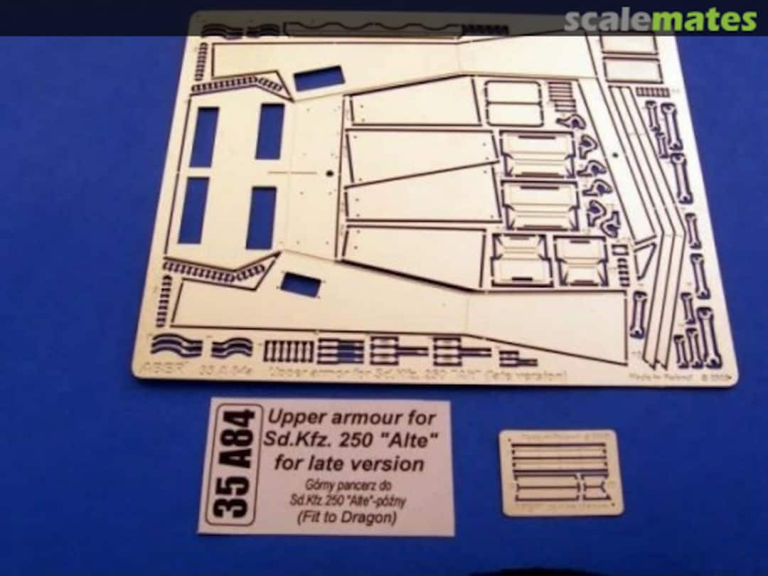 Boxart Upper Armor for Sd.Kfz. 250 "Alte" 35A084 Aber