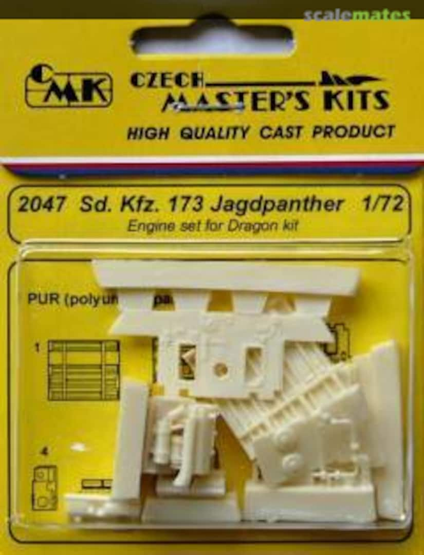 Boxart Sd.Kfz.173 Jagdpanther Engine Set 2047 CMK