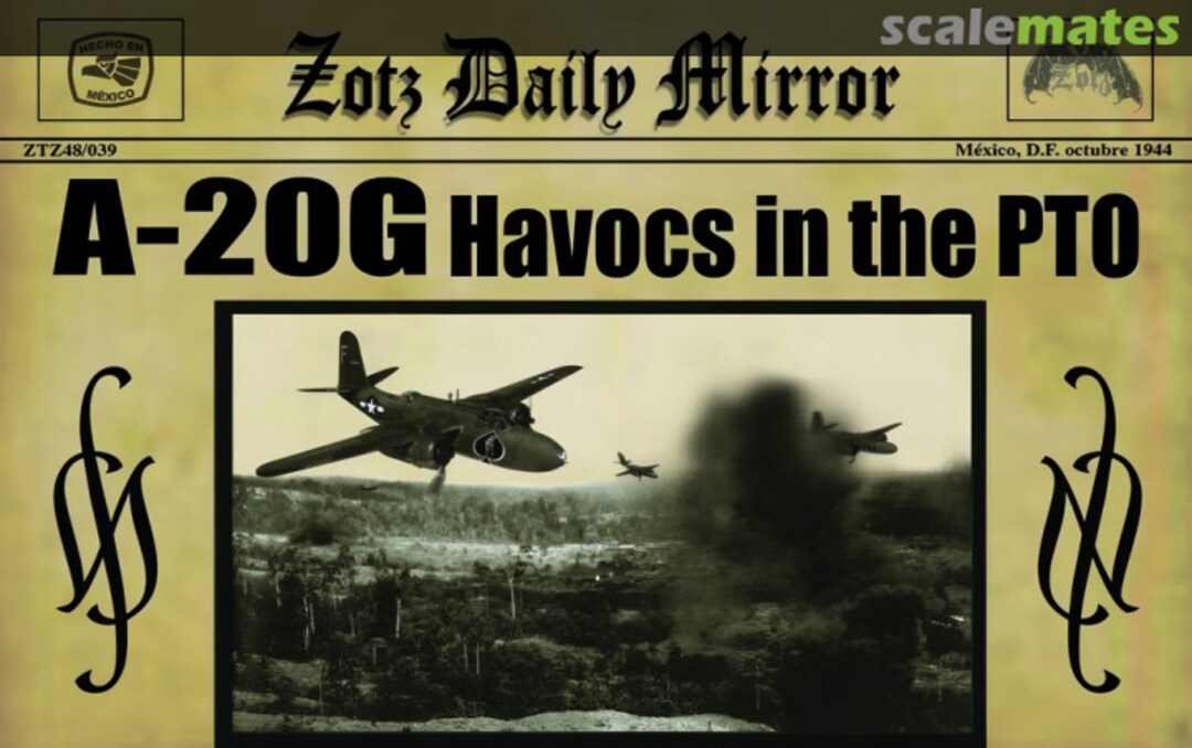 Boxart A-20G Havocs in the PTO ZTZ48/039 Zotz Decals