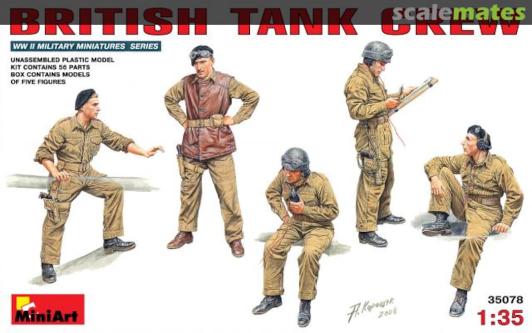 Boxart Tank Crew 35078 MiniArt