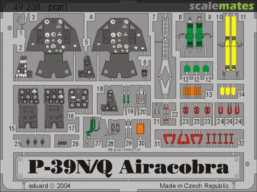 Boxart P-39Q/N Airacobra 49238 Eduard