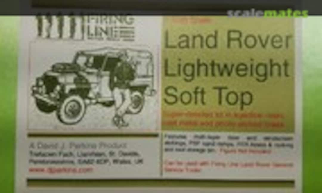 Land Rover Lightweight Soft Top (Firing line 0)