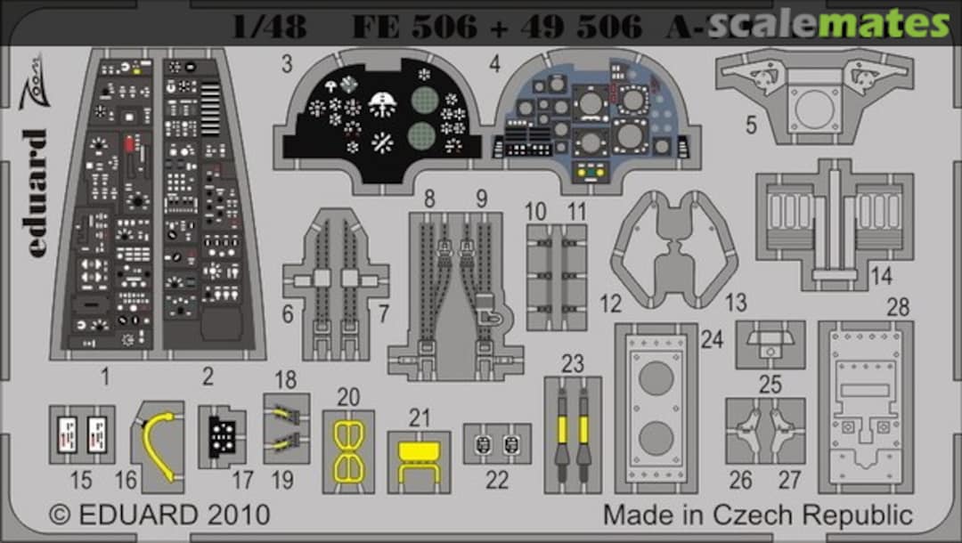 Boxart A-7D interior FE506 Eduard