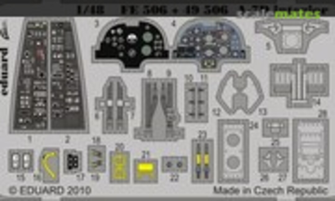 1:48 A-7D interior (Eduard FE506)