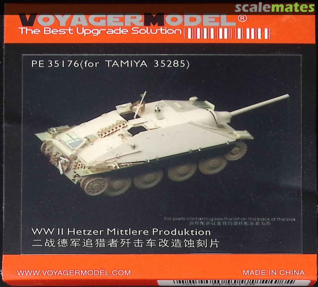 Boxart WWII Hetzer Mittlere Produktion PE35176 Voyager Model