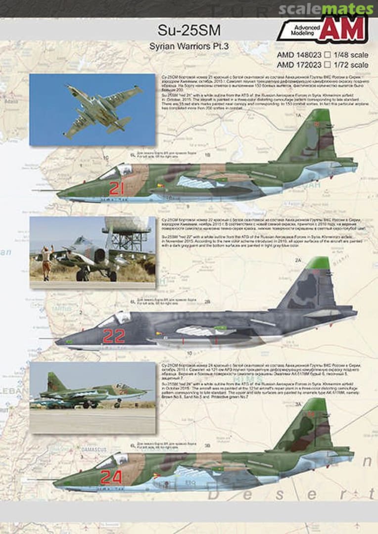 Boxart Su-25SM AMD 148023 Advanced Modeling