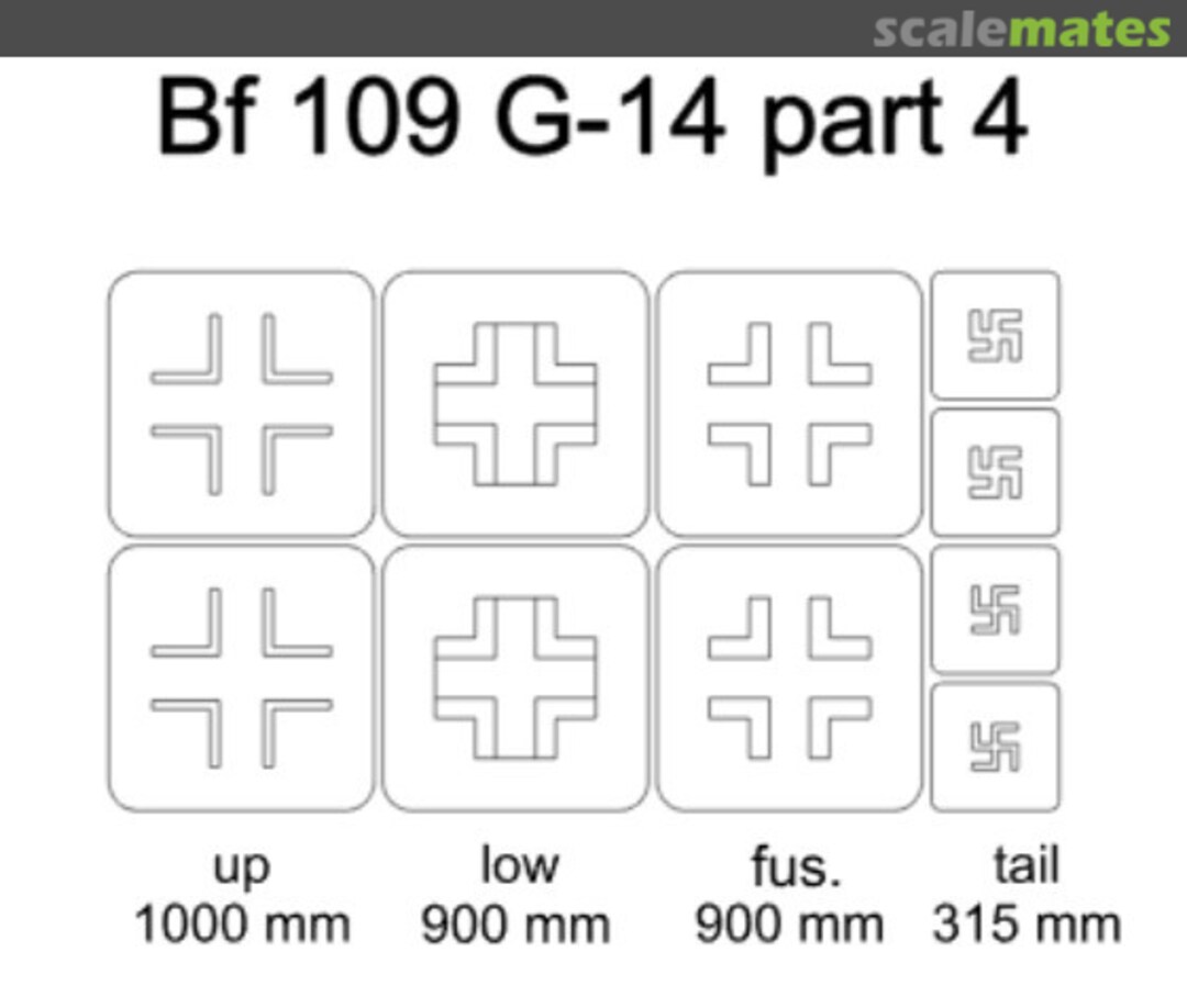 Boxart Bf 109 G-14 part 4 24030 Omask