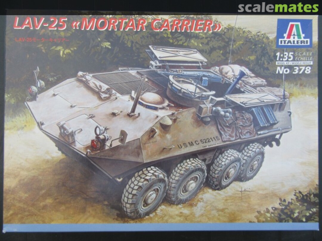 Boxart LAV-25 "Mortar Carrier" 378 Italeri