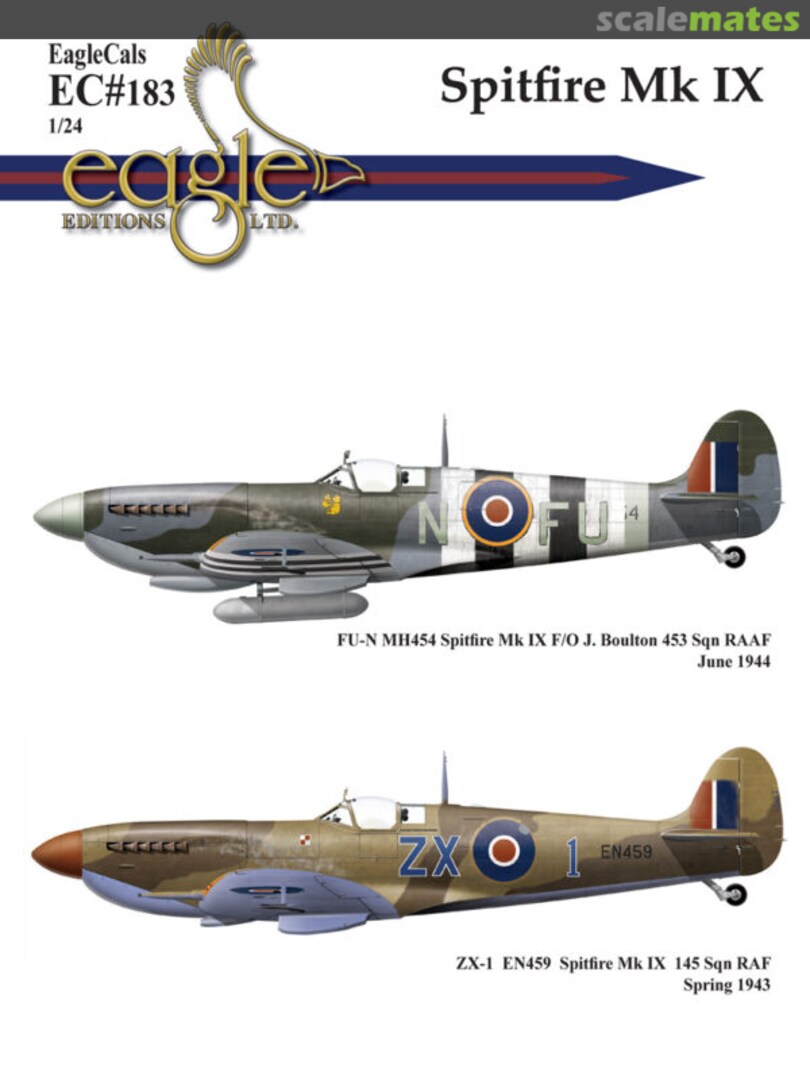 Boxart Spitfire Mk.IX EagleCals EC24-183 Eagle Editions