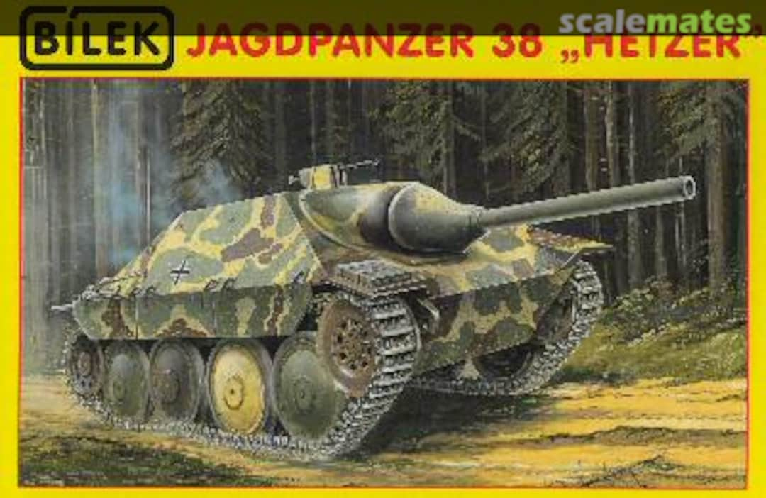 Boxart Jagdpanzer 38 Hetzer 986 Bilek