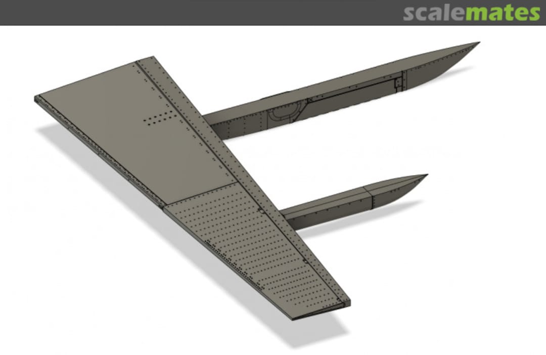 Boxart Eurofighter Flaperons & Rudder WOL480410 Wolf 3D Resin Parts