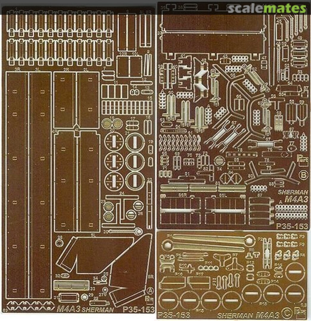 Boxart M4A3E8 Sherman P35-153 Part