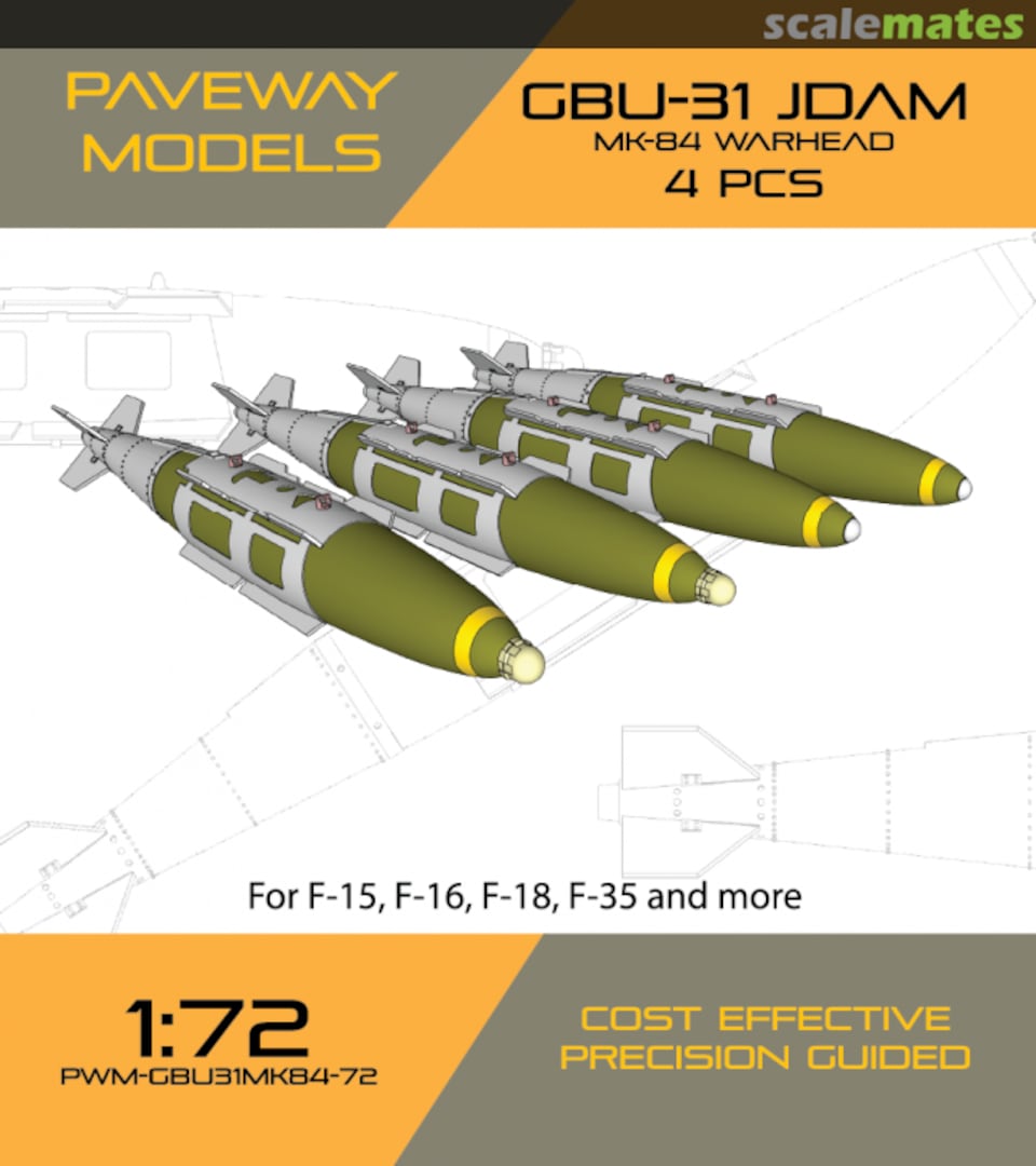 Boxart GBU-31 PWM-GBU31MK84-72 Paveway Models