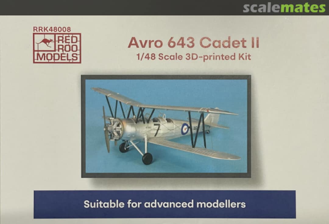 Boxart Avro 643 Cadet II RRK48008 Red Roo Models