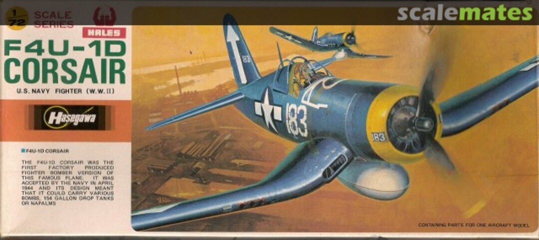 Boxart F4U-1D Corsair C13 Hasegawa