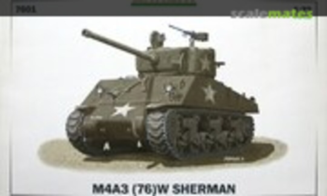 1:72 M4A3 (76)W Sherman (Eduard 7601)