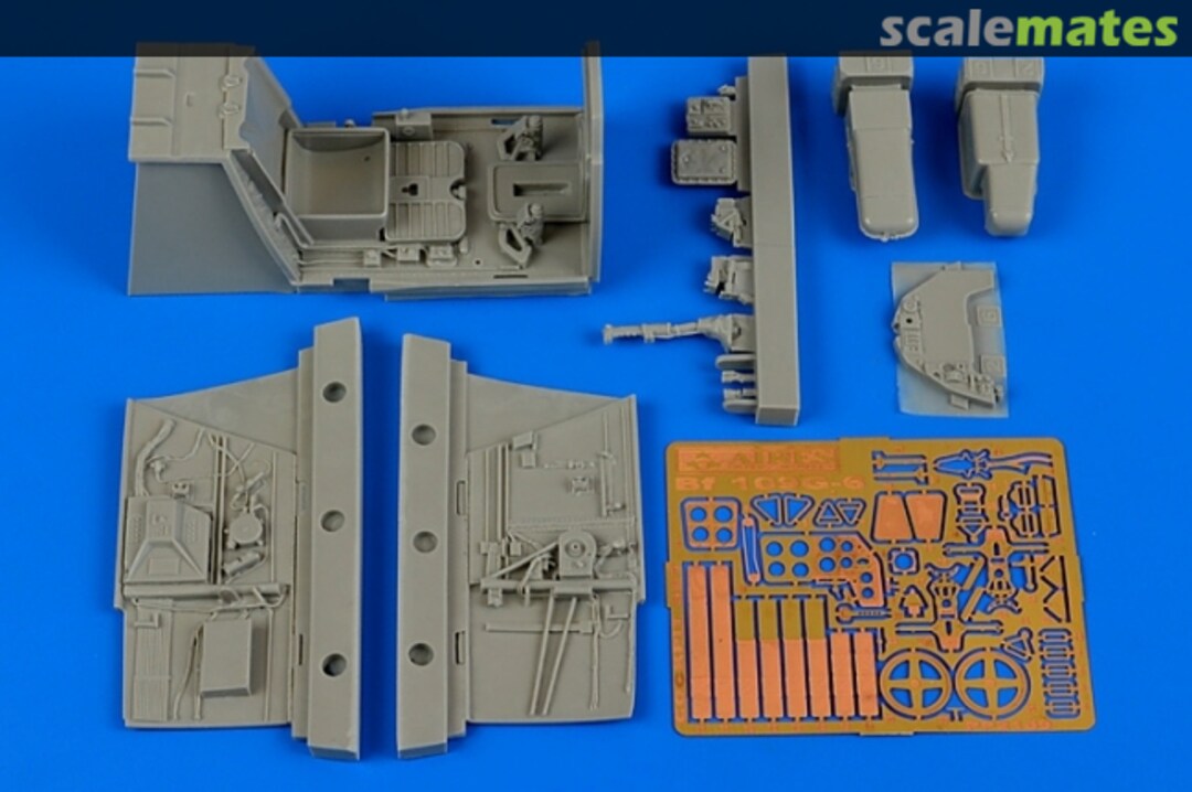 Boxart Bf 109G-6 Cockpit Set 2189 Aires