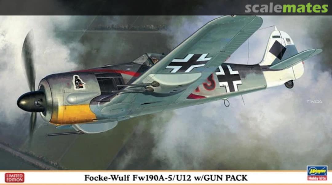 Boxart Focke-Wulf Fw190A-5/U12 w/Gun Pack 07320 Hasegawa