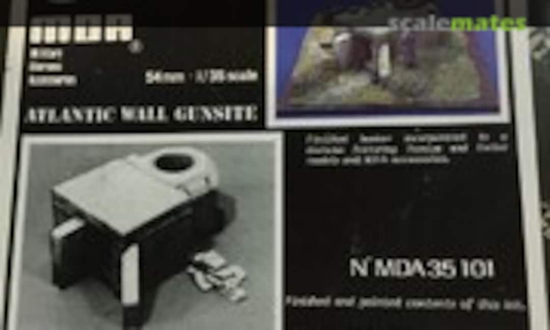 1:35 Atlantic Wall Gunsite (Verlinden Productions MDA 35 101)