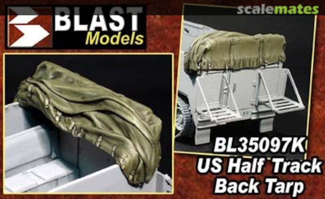 Boxart US Half Track REAR TARP BL35097K Blast Models