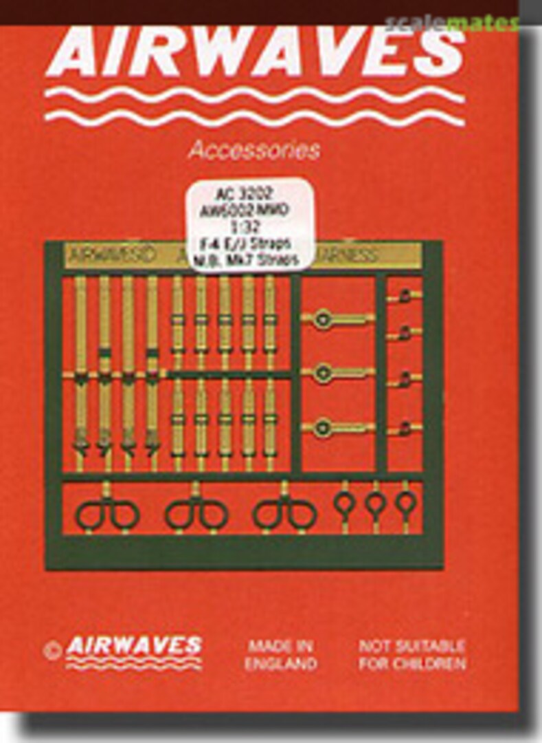 Boxart F-4 F/J Phantom Seatbelt & Harness AEC32002 Airwaves