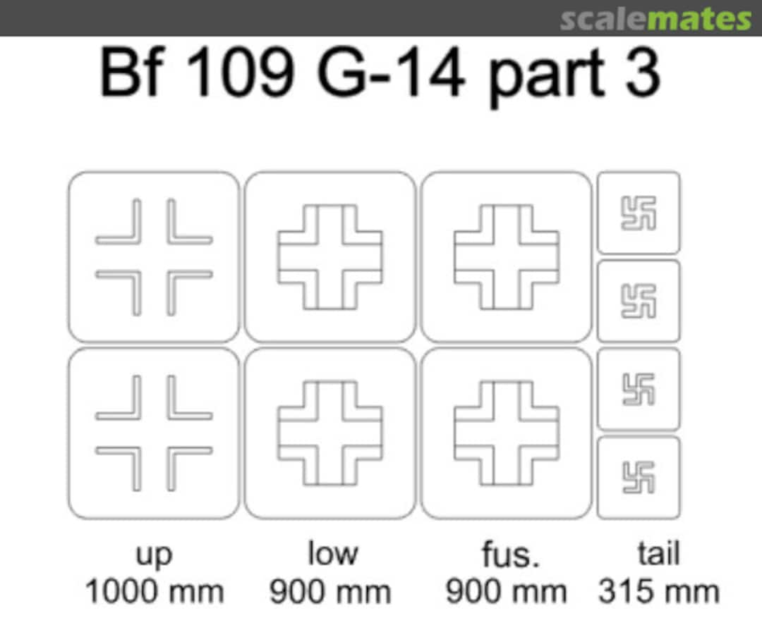 Boxart Bf 109 G-14 part 3 24029 Omask