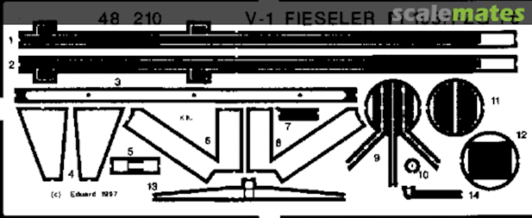 Boxart V-1 Fieseler Fi 103/ FZG 76 48210 Eduard