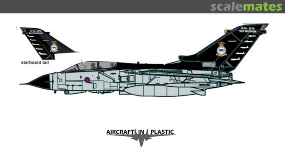 Boxart RAF Tornado GR4: Centenary 1916-2016 scheme AIPD-61 Aircraft in Plastic