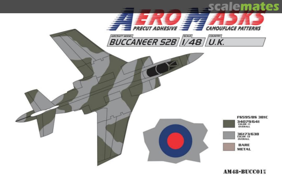 Boxart Buccaneer S2B U.K. AM48-BUCC01 AeroMasks