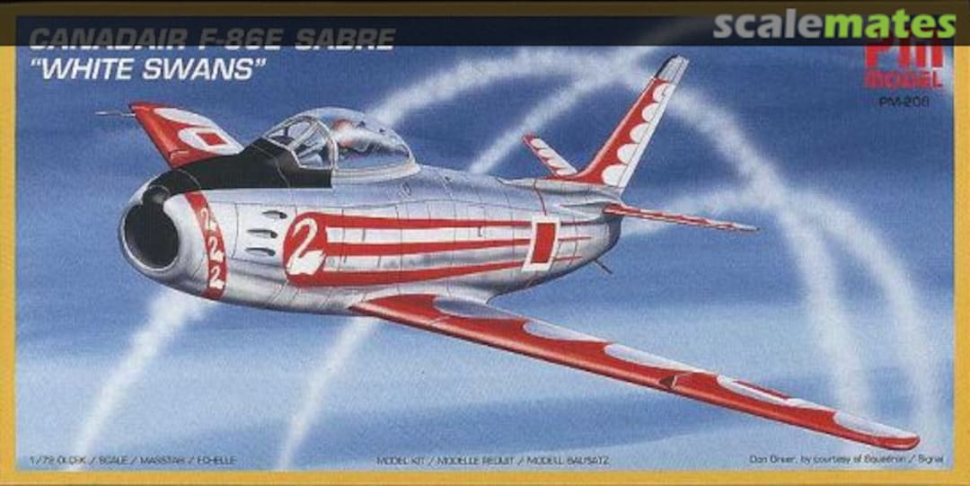 Boxart Canadair F-86 Sabre 'White Swans' PM-208 PM Model