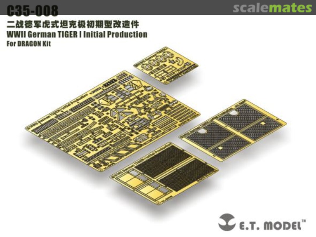 Boxart Tiger I Initial Production (Dragon) C35-008 E.T. Model