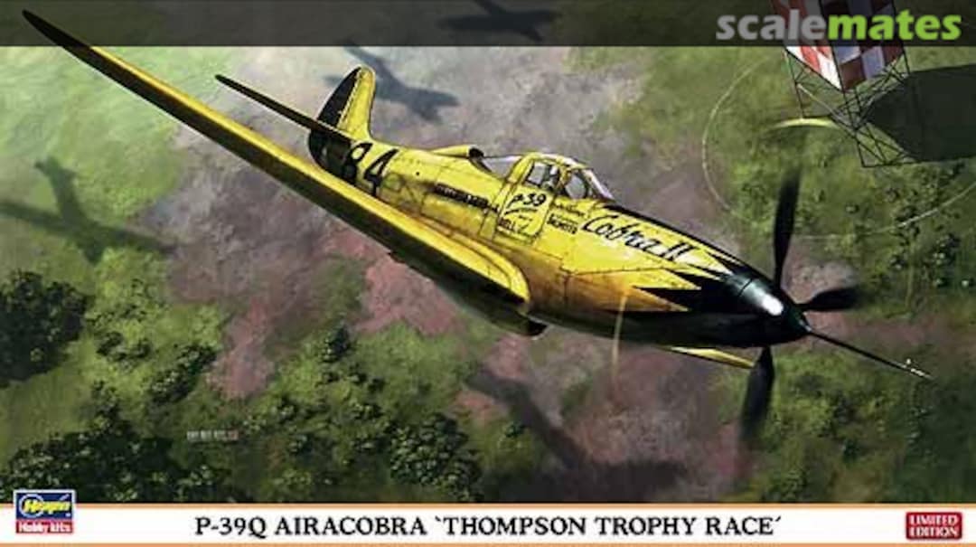 Boxart P-39Q Airacobra 'Thomson Trophy Race' 09974 Hasegawa