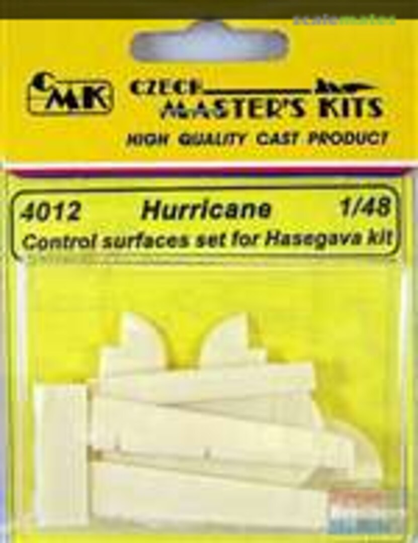 Boxart Hurricane Control Surfaces Set 4012 CMK