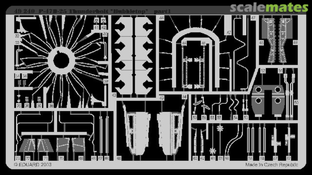 Boxart P-47D-25 49240 Eduard