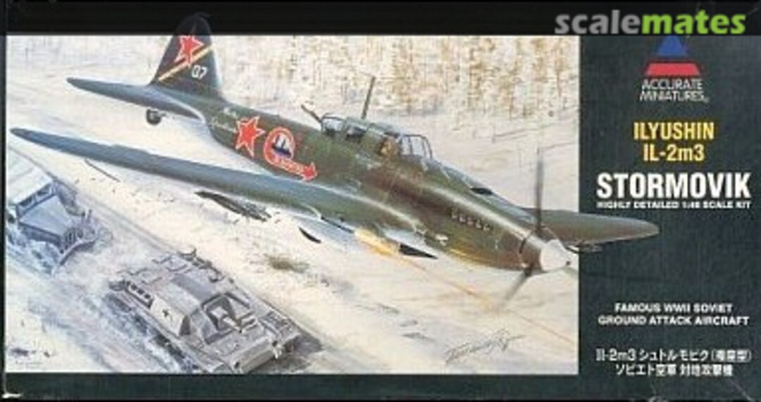 Boxart Ilyushin Il-2m3 Stormovik 85007 Hasegawa