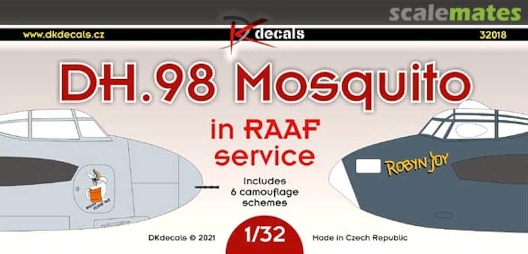 Boxart DH.98 Mosquito 32018 DK Decals