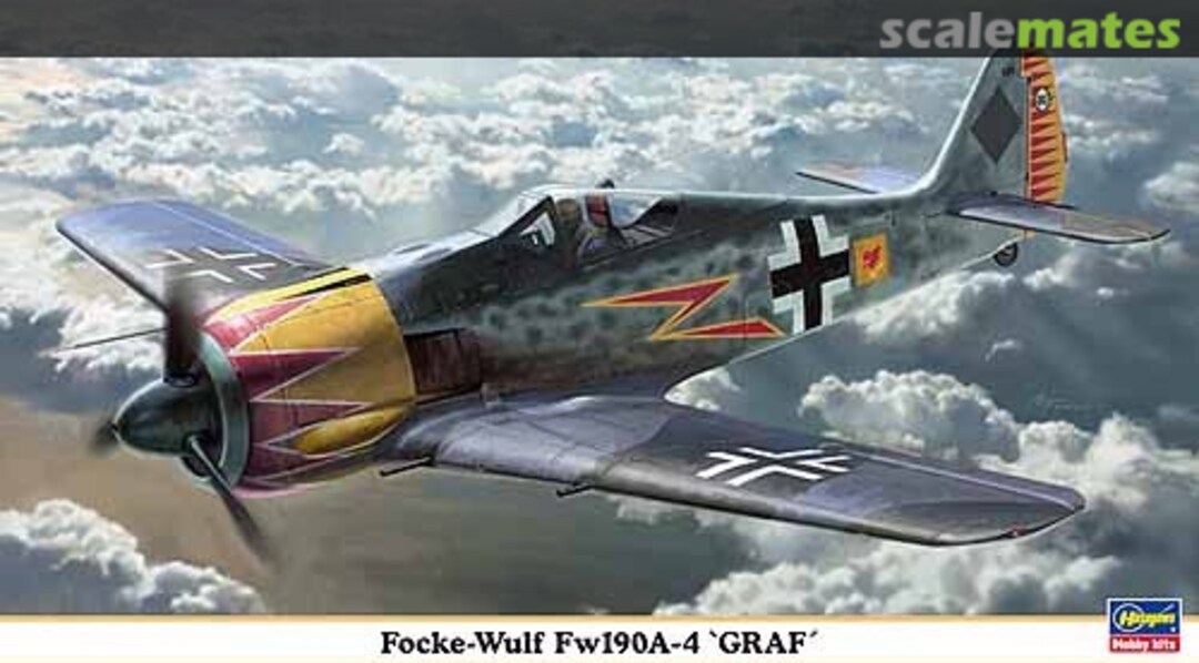 Boxart Focke-Wulf Fw190A-4 'Graf' 09818 Hasegawa