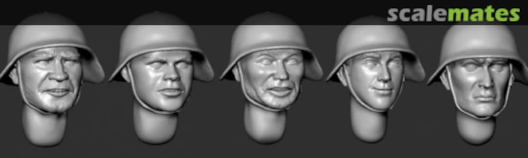 Boxart Soviet heads in helmets SH-36 (set 1) ARM356083 Armor35