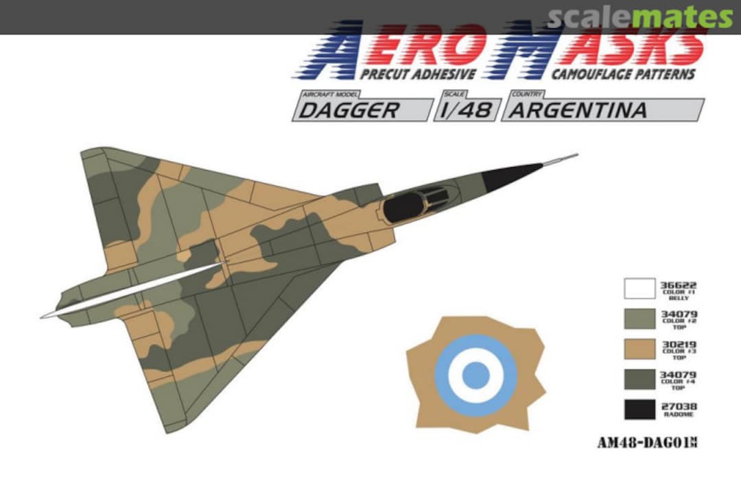 Boxart Dagger Argentina AM48-DAG01 AeroMasks