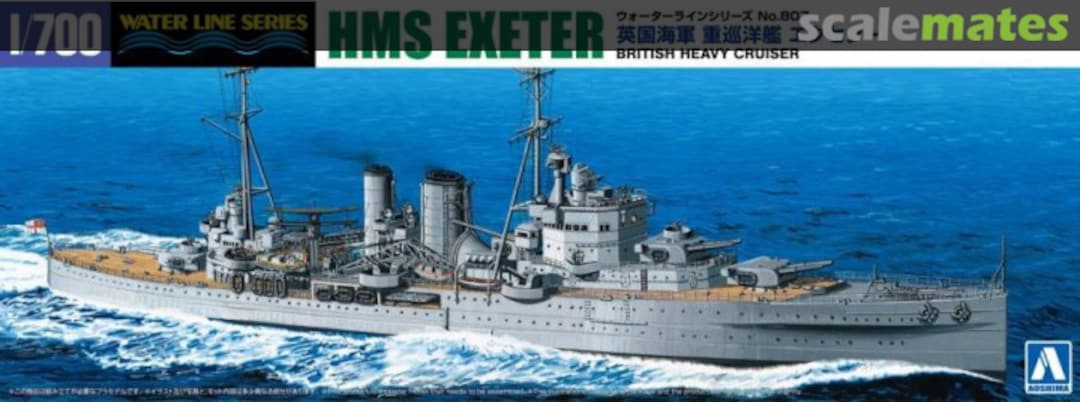 Boxart British Heavy Cruiser HMS Exeter 067543 Aoshima