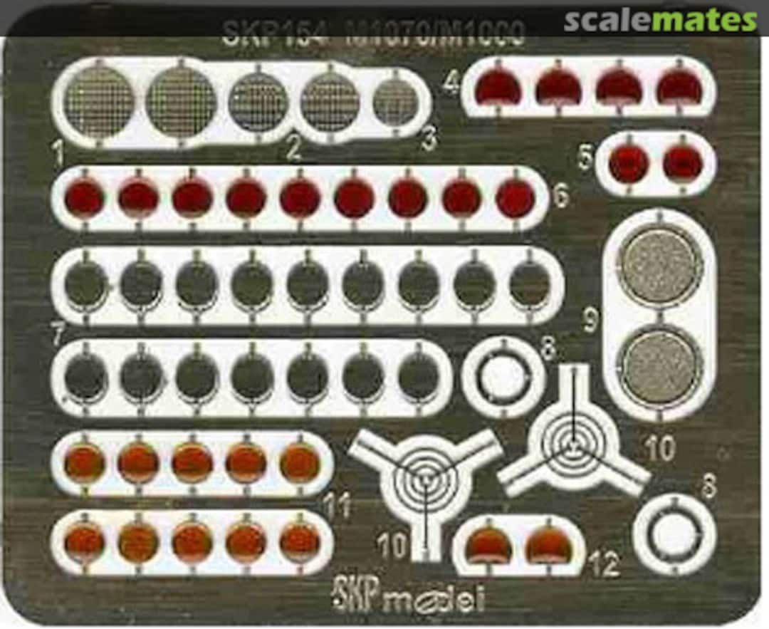 Boxart Lenses and Taillights for M 1070 SKP 154 SKP model