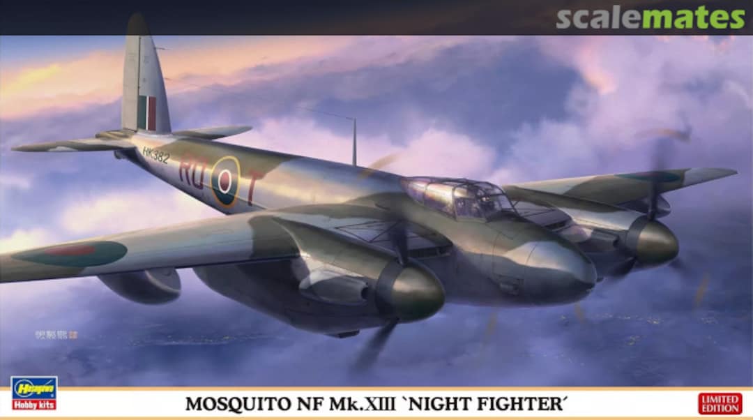 Boxart Mosquito NF Mk.XIII 'Night Fighter' 02198 Hasegawa